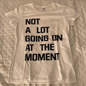 Taylor Swift 22 Music video-inspired “Not a lot going on at the moment” tee